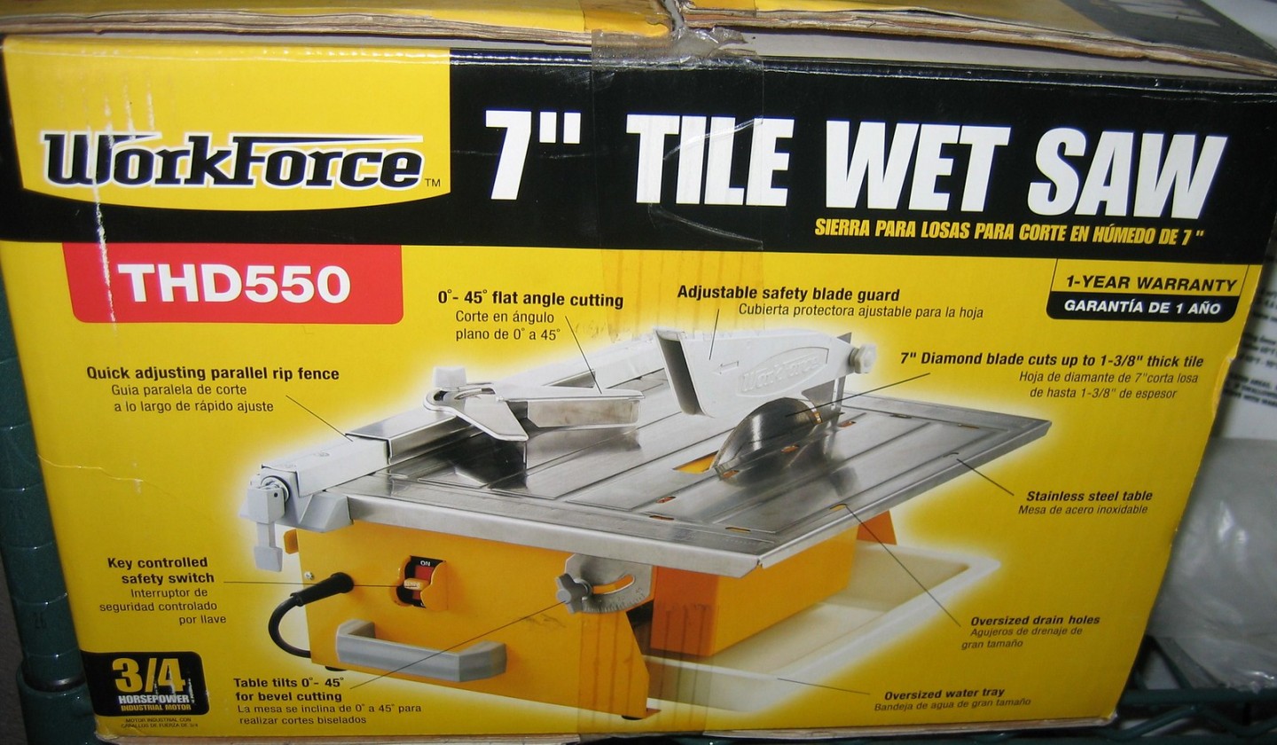 WorkForce THD  " Tile Wet Saw  moe  Flickr