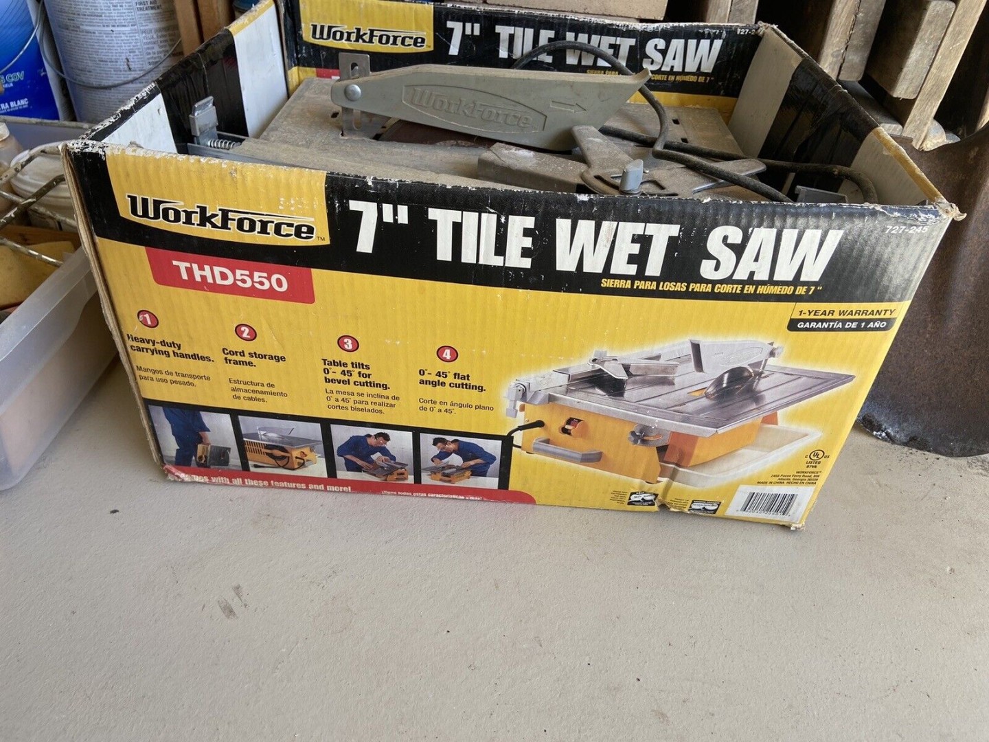 Workforce THD ” Tile Wet Saw